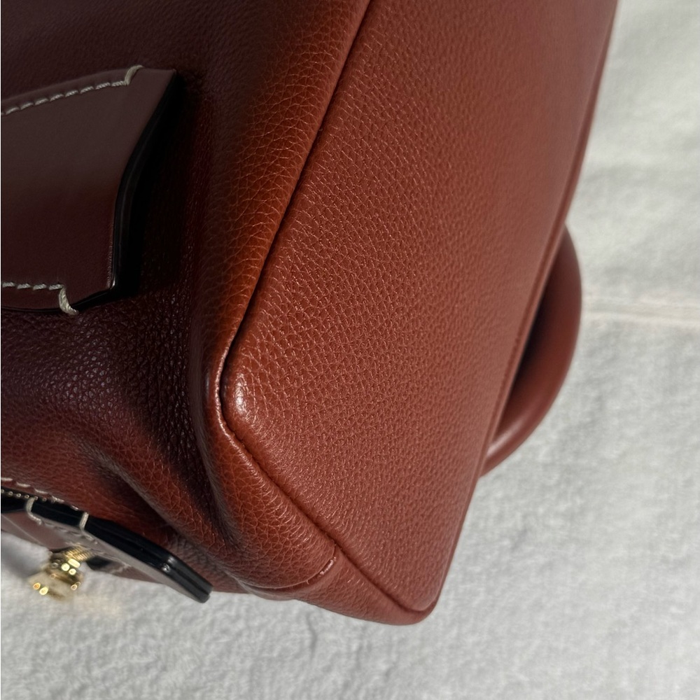Brown Leather Handbag - Picture 6 of 11